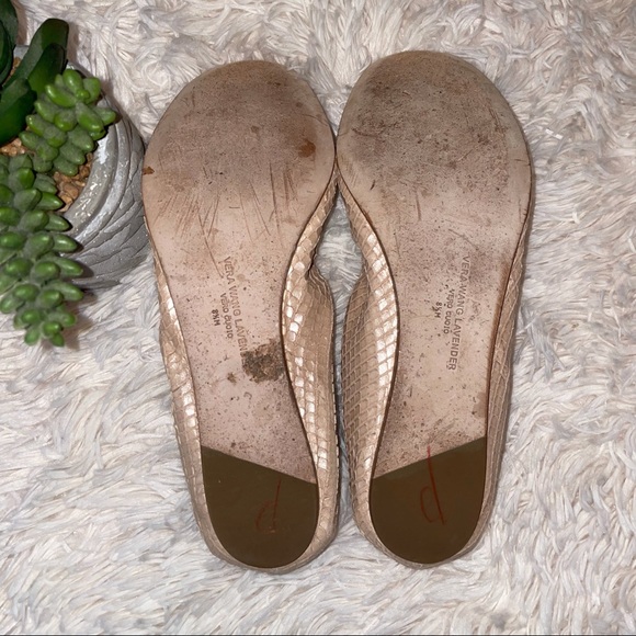 VERA WANG LAVENDER Lillian Nude Ballet Flats Size 8.5 - Picture 11 of 13